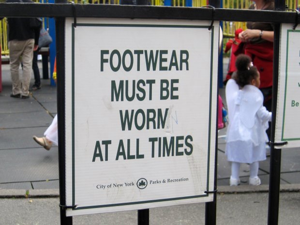 Footwear Must Be Worn