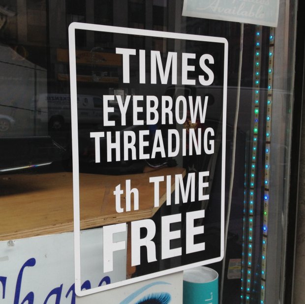 Times Eyebrow Threading